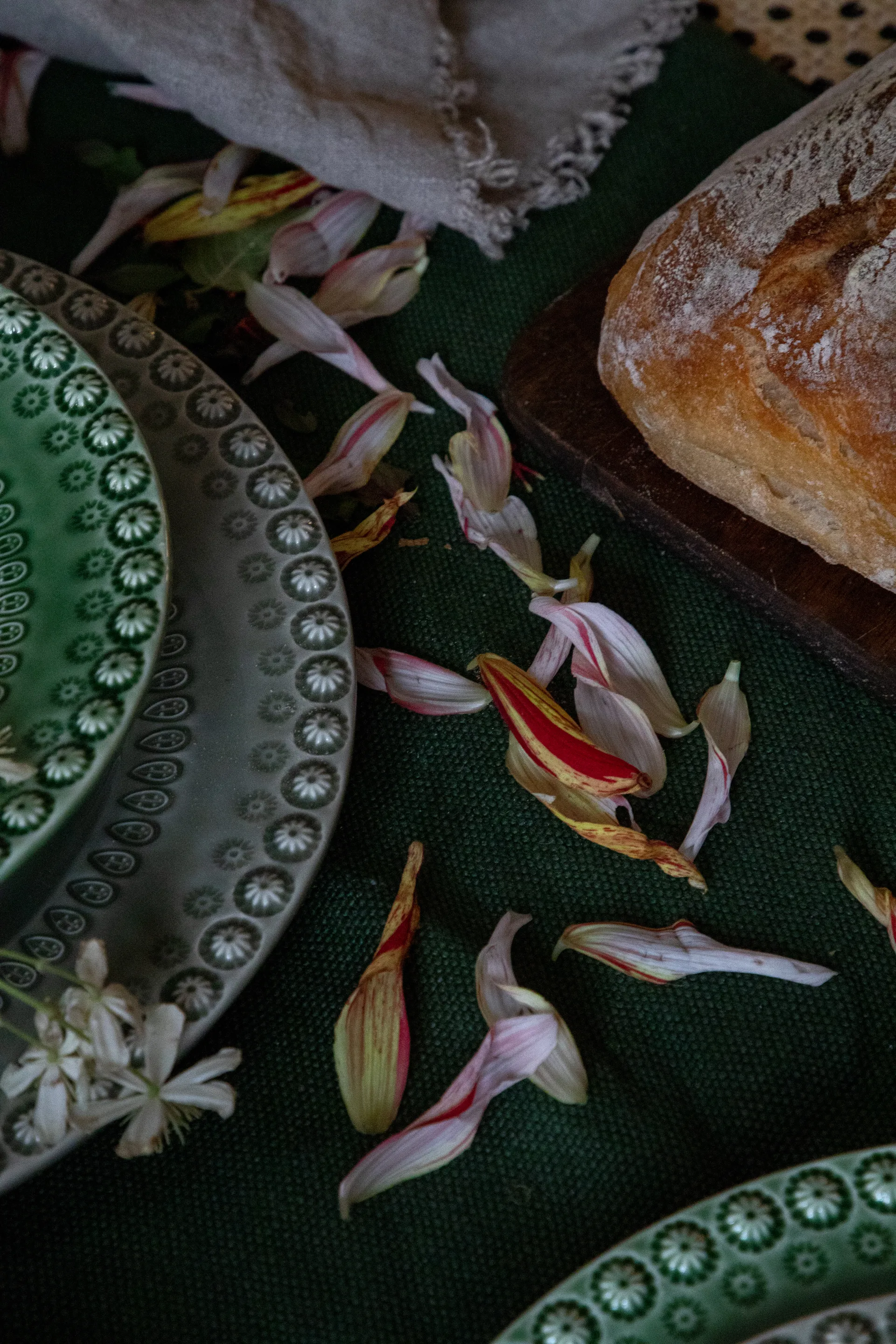 Talerz matowy Daisy Ø 29 cm 2-pak, Faded army (zielony) PotteryJo