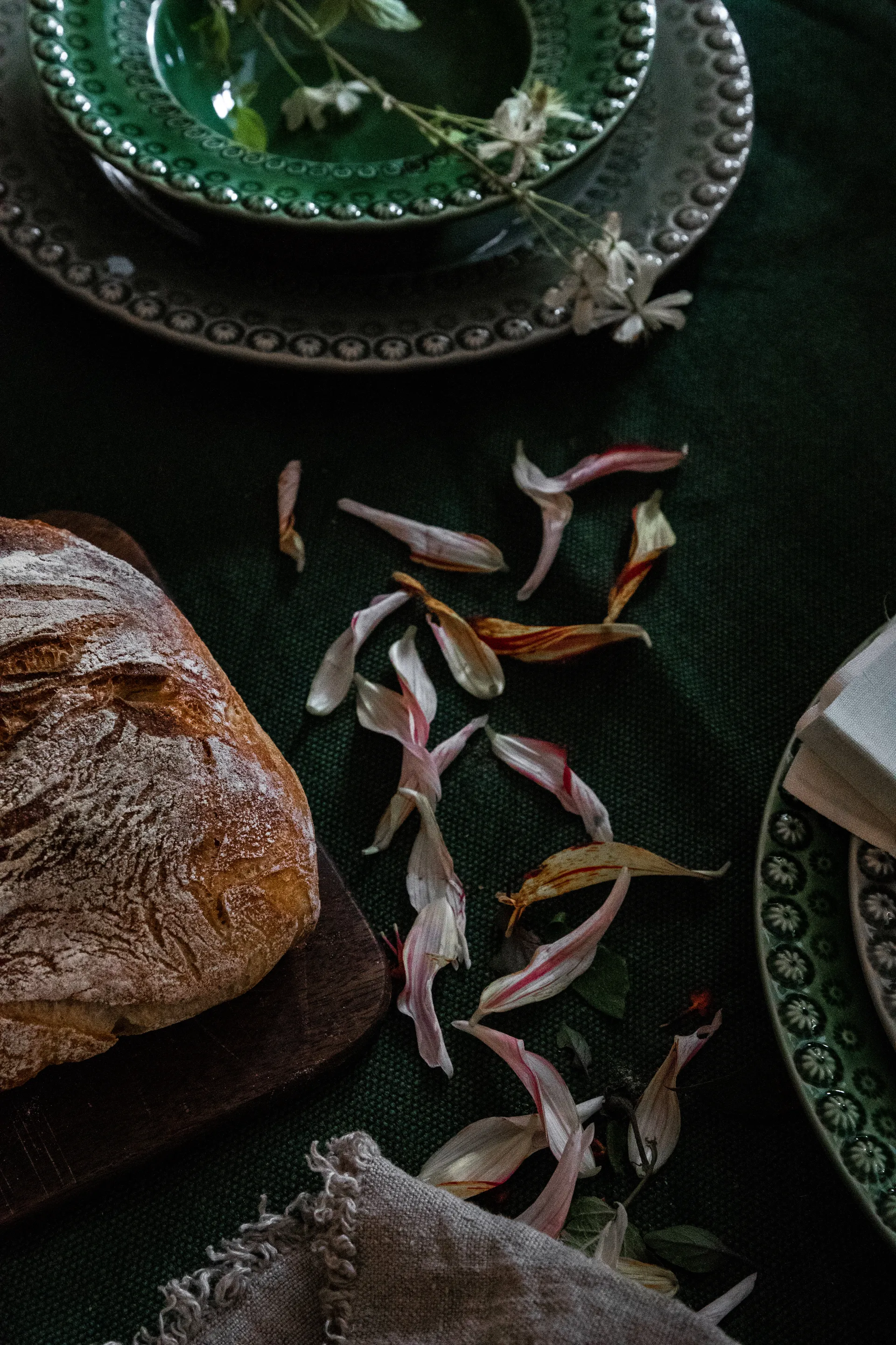 Talerz matowy Daisy Ø 29 cm 2-pak, Faded army (zielony) PotteryJo