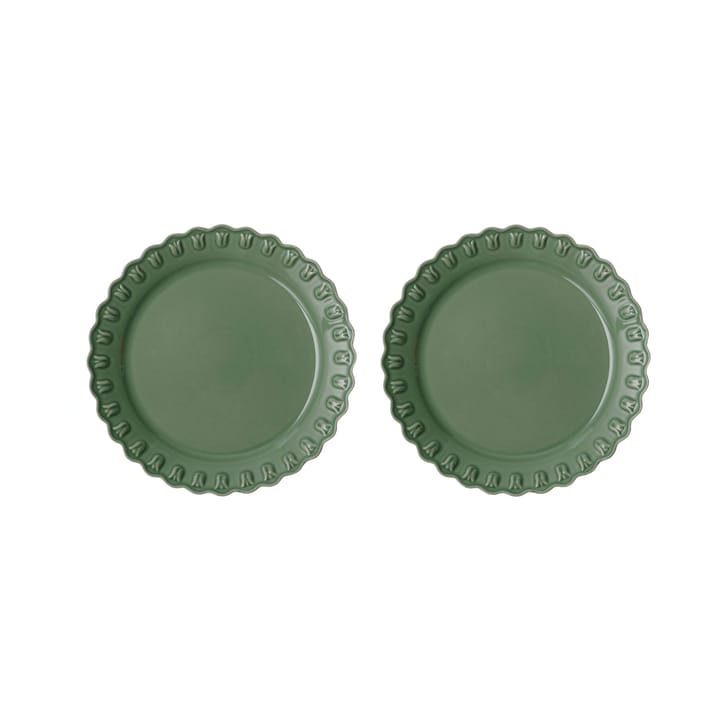 Talerz Tulipa Ø26 cm 2-pak - Verona green - PotteryJo