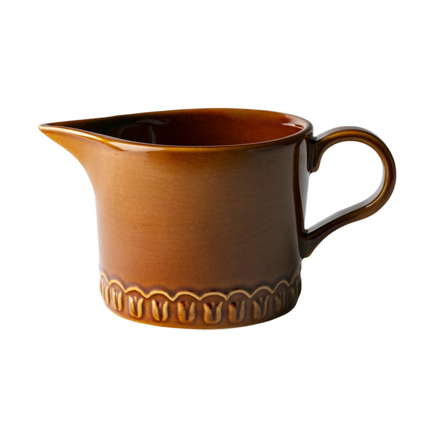 PotteryJo Tulipa dzbanek do mleka 600 ml Umbra | Skandynawski Design | Dzbanki i karafki do wody | Brązowy