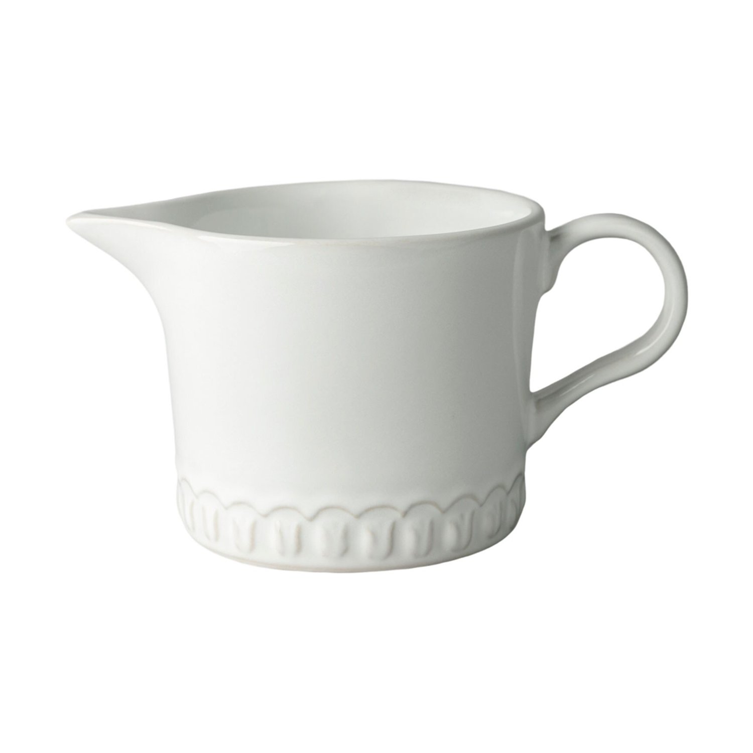 PotteryJo Tulipa dzbanek do mleka 600 ml White | Skandynawski Design | Dzbanki i karafki do wody | Biały