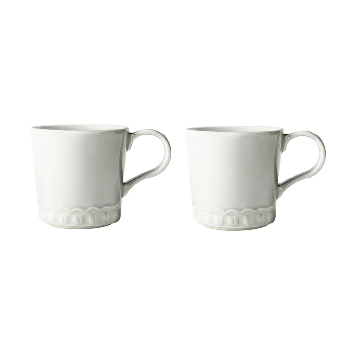 Tulipa kubek 400 ml, 2‑pak - White - PotteryJo