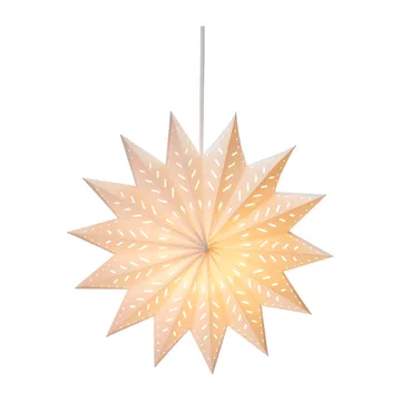 Alfa gwiazda adwentowa - Biały, 50 cm - PR Home