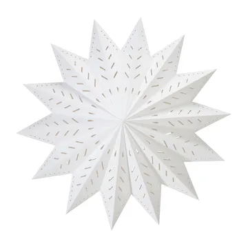 Alfa gwiazda adwentowa - Biały, 50 cm - PR Home