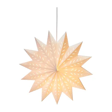 Alfa gwiazda adwentowa - Biały, 60 cm - PR Home