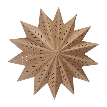 Alfa gwiazda adwentowa brązowy - Brązowy, 50 cm - PR Home