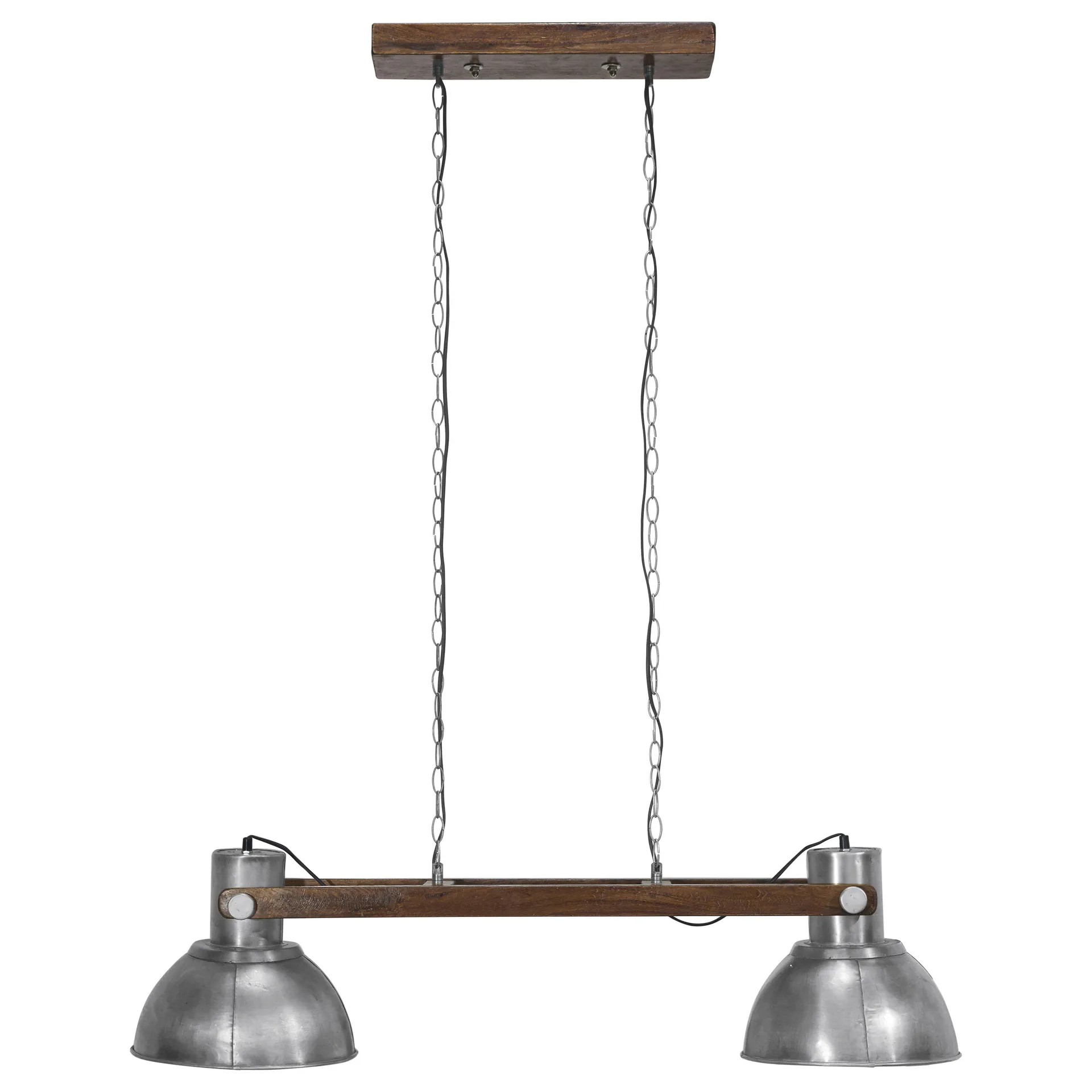 Ashby podwójna lampa sufitowa 110 cm, Pale Silver PR Home