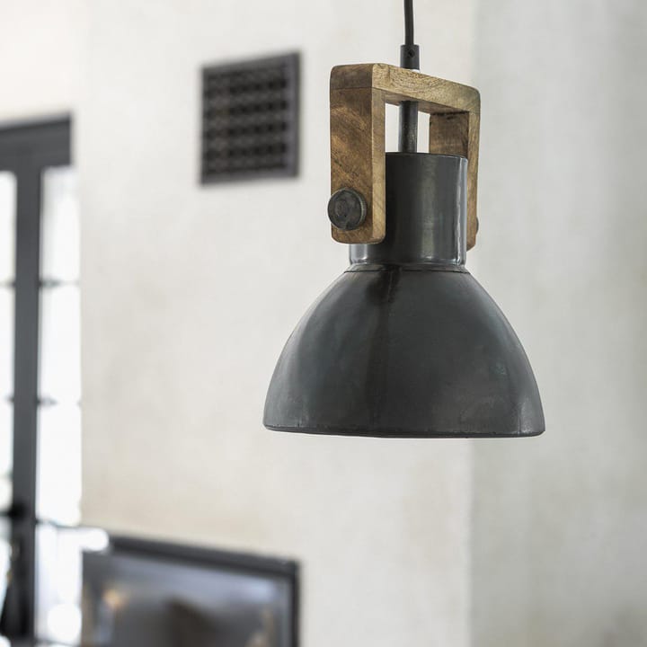 Ashby pojedyncza lampa sufitowa Ø19 cm, Black Zink PR Home