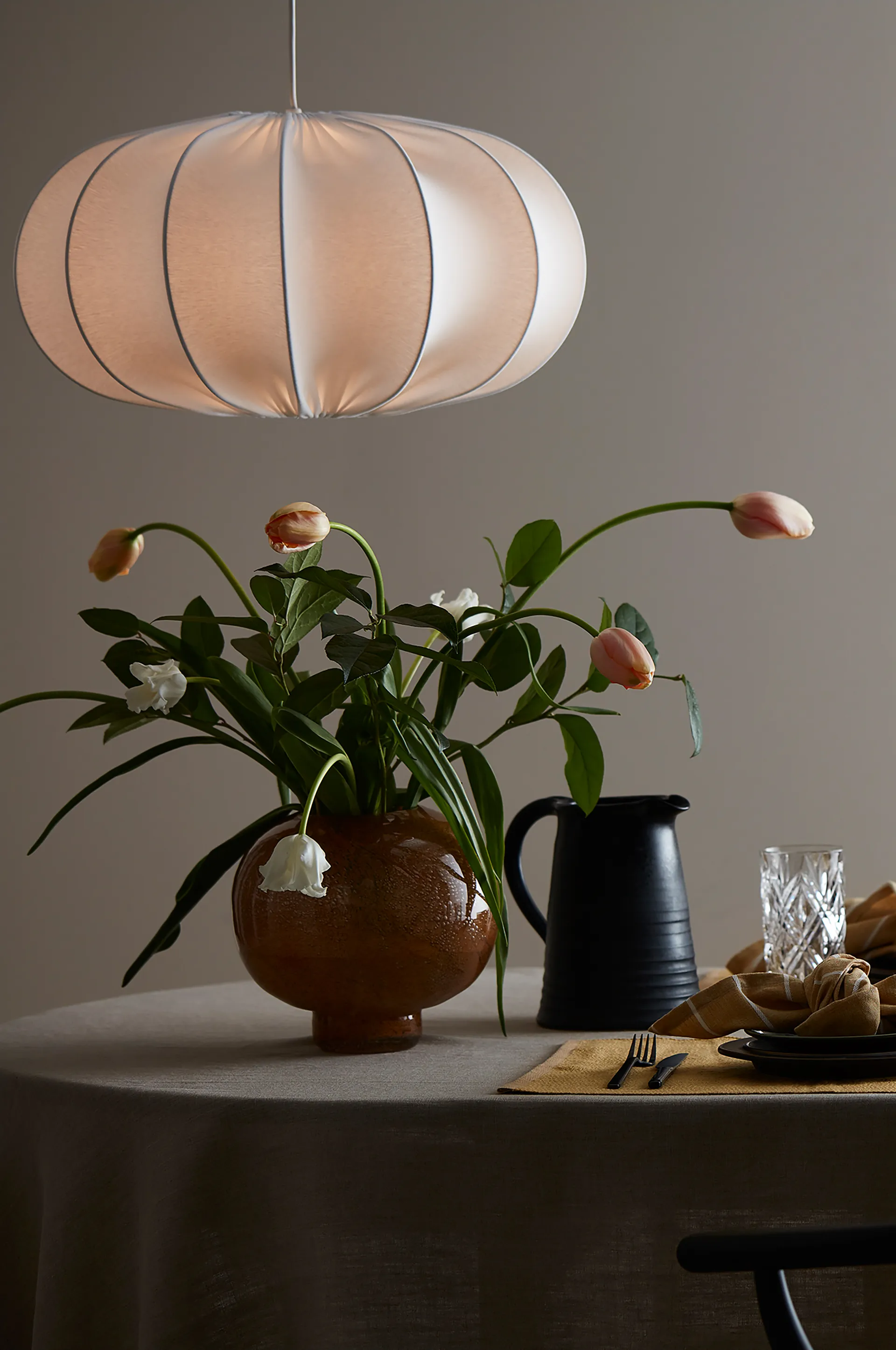 Dalia abażur 50 cm, Biały PR Home