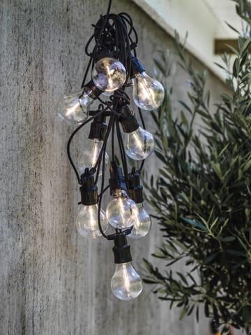 Glow led lampki 8,7 m - Czarny - PR Home