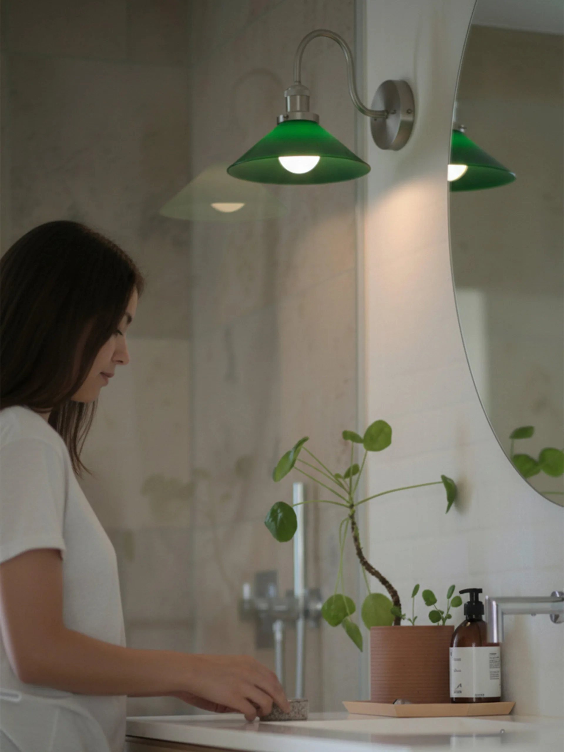 Kinkiet August, Zielono-chromowany PR Home