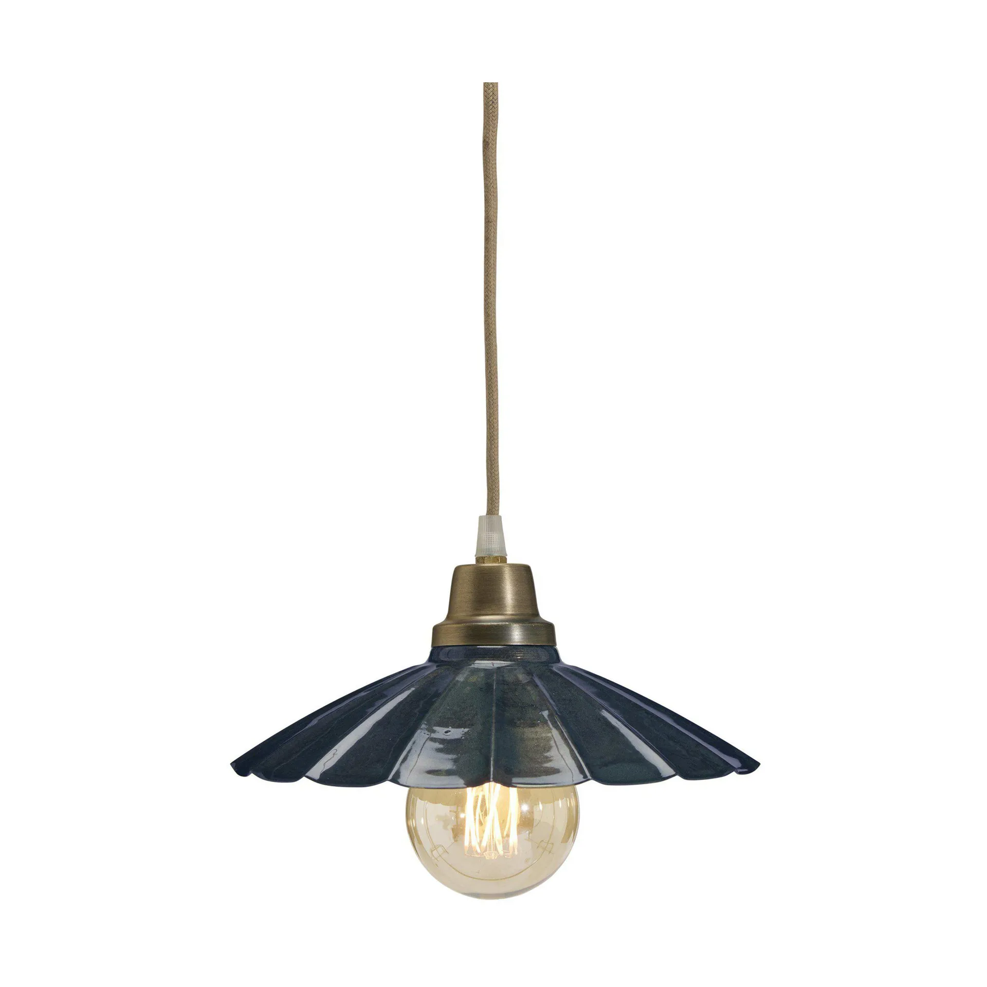 Lampa okienna Ester, Niebieska, Ø24×12 cm PR Home