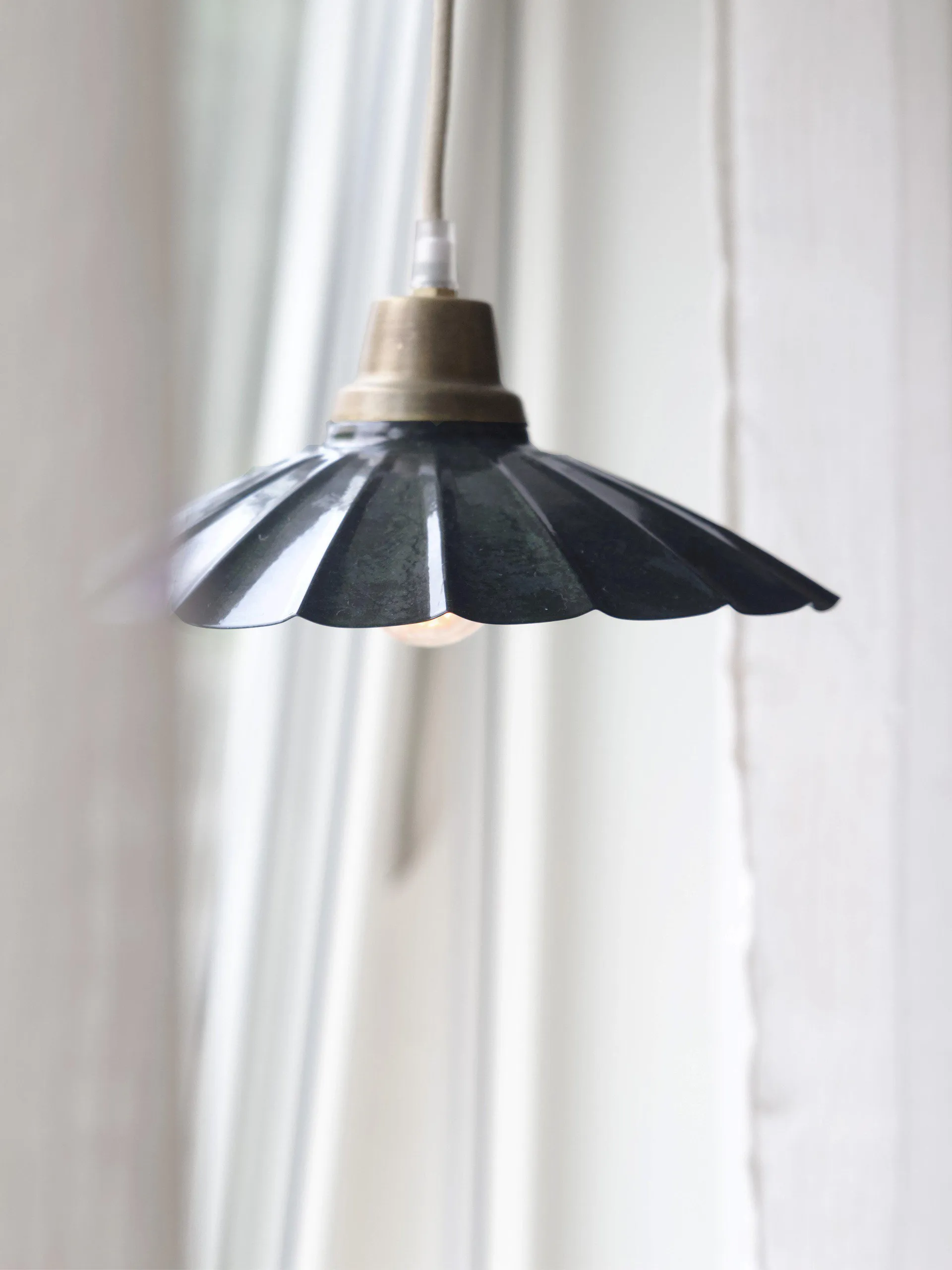 Lampa okienna Ester, Niebieska, Ø24×12 cm PR Home