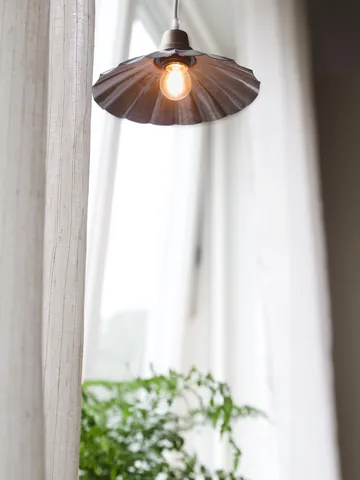Lampa okienna Ester - Niebieska, Ø24×12 cm - PR Home