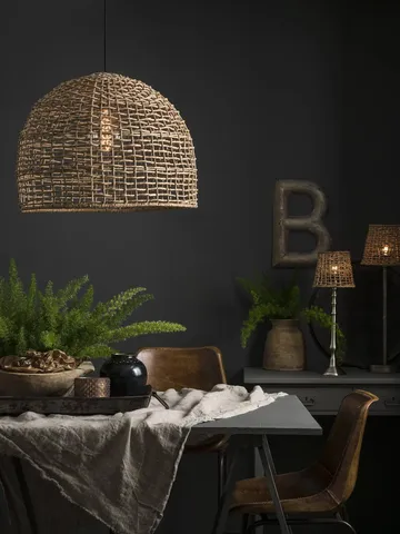 Lampa wisząca Cebu - Naturalna, Ø46 cm - PR Home