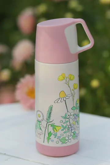 Elsa Beskow Blomsterfesten termos 350 ml - Biały - Rätt Start