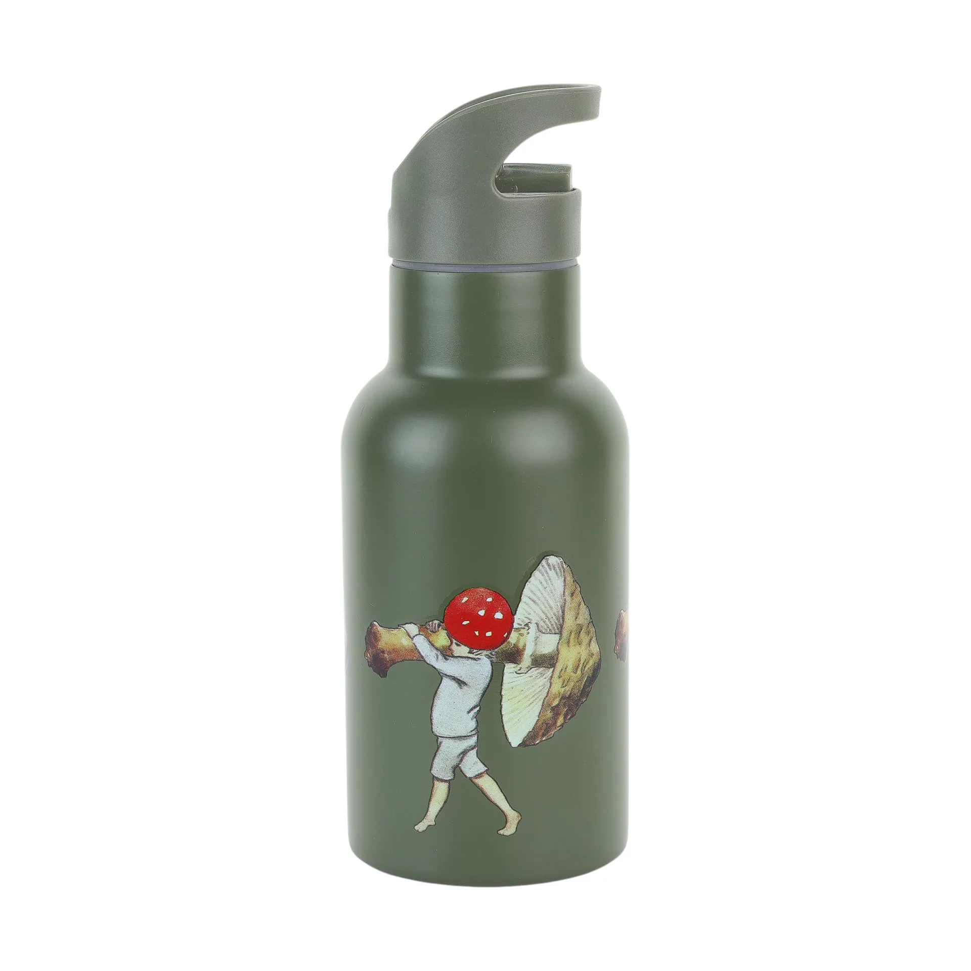 Elsa Beskow Tomtebobarnen butelka na wodę 340 ml, Zielony Rätt Start