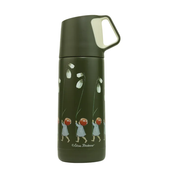 Elsa Beskow Tomtebobarnen termos 350 ml - Zielony - Rätt Start