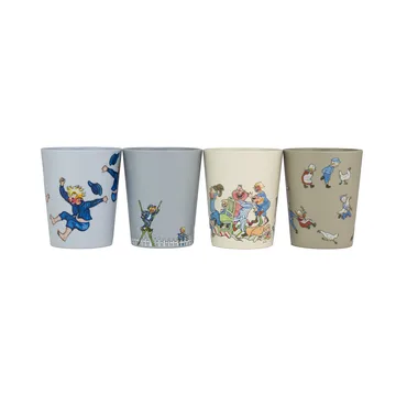 Emil i Lönneberga filiżanki kolekcjonerskie 150 ml, zestaw 4 szt. - Multi - Rätt Start