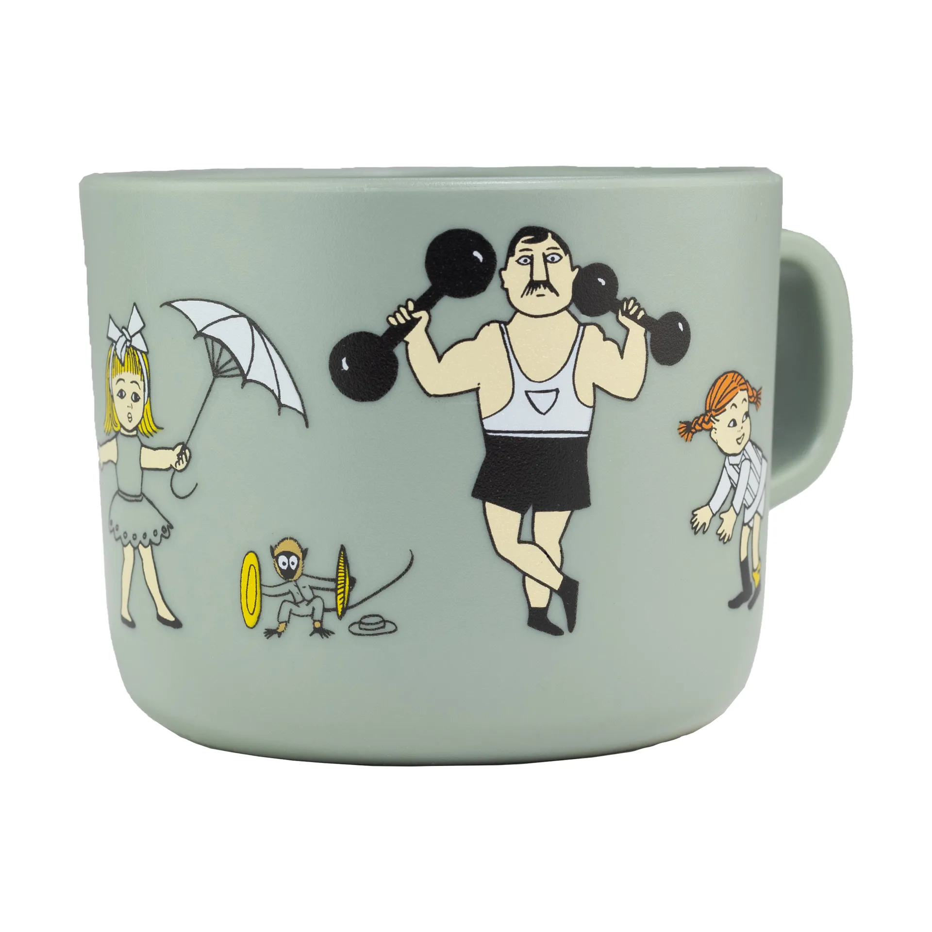 Kubek Pippi Cirkus 25 cl, Zielony Rätt Start