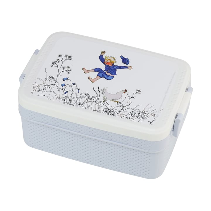 Lunch box Emil i Lönneberga 8x18,5 cm, Niebiesko-biały Rätt Start