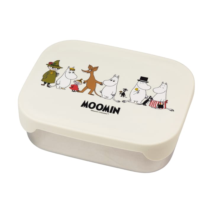 Mumin Family pojemnik na lunch 13x17 cm - Beżowy - Rätt Start