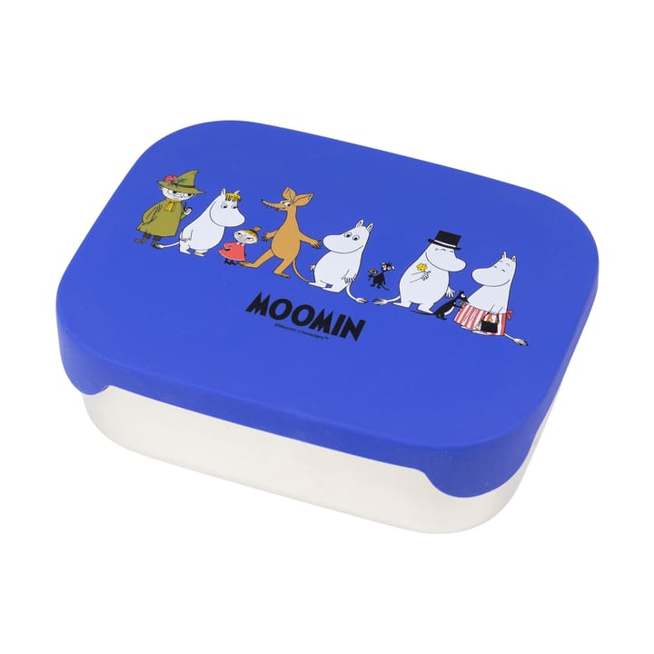 Mumin Family pojemnik na lunch 13x17 cm - Niebieski - Rätt Start