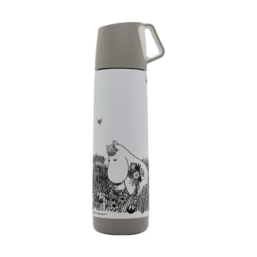 Mumin Graphic termos 500 ml - Biało-czarny - Rätt Start