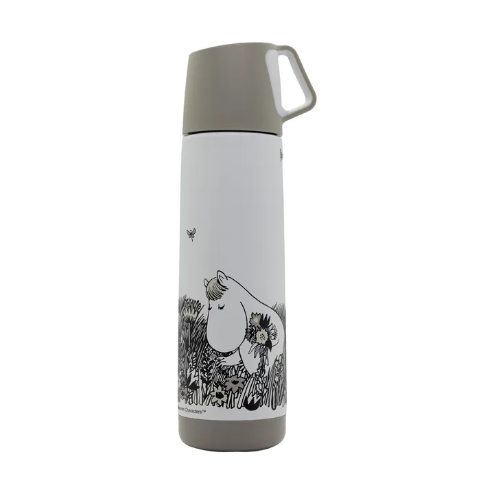 Mumin Graphic termos 500 ml - Biało-czarny - Rätt Start