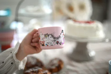 Mumin Lilla My kubek 250 ml - Jasnoróżowy - Rätt Start