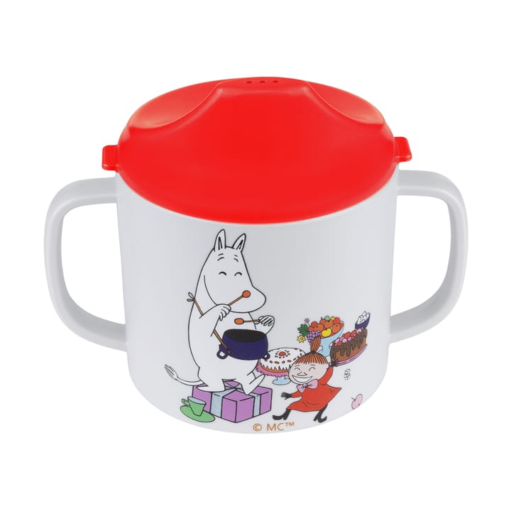 Mumin Lilla My kubek z dzióbkiem 20 cl - Czerwony - Rätt Start