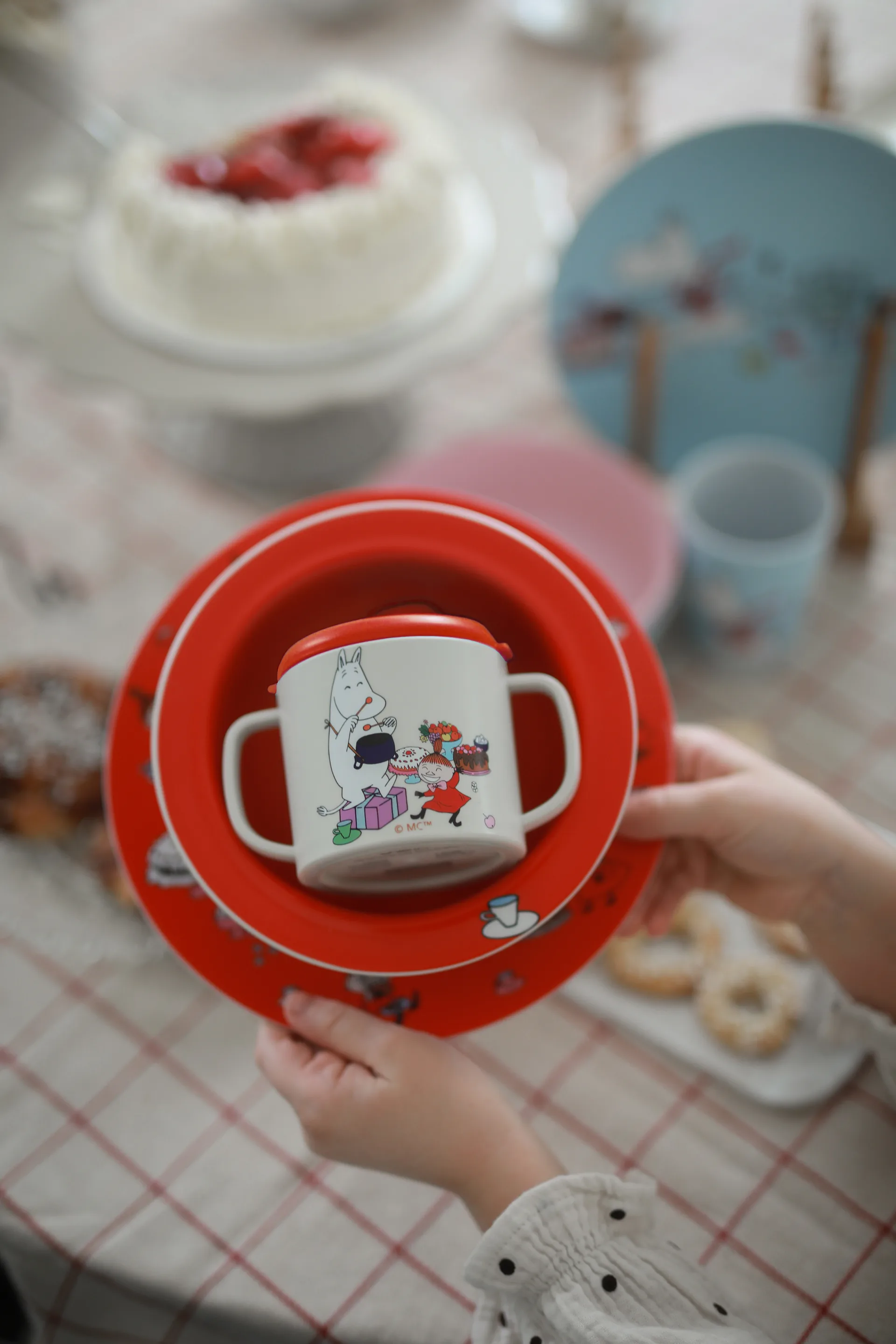 Mumin Lilla My kubek z dzióbkiem 20 cl, Czerwony Rätt Start