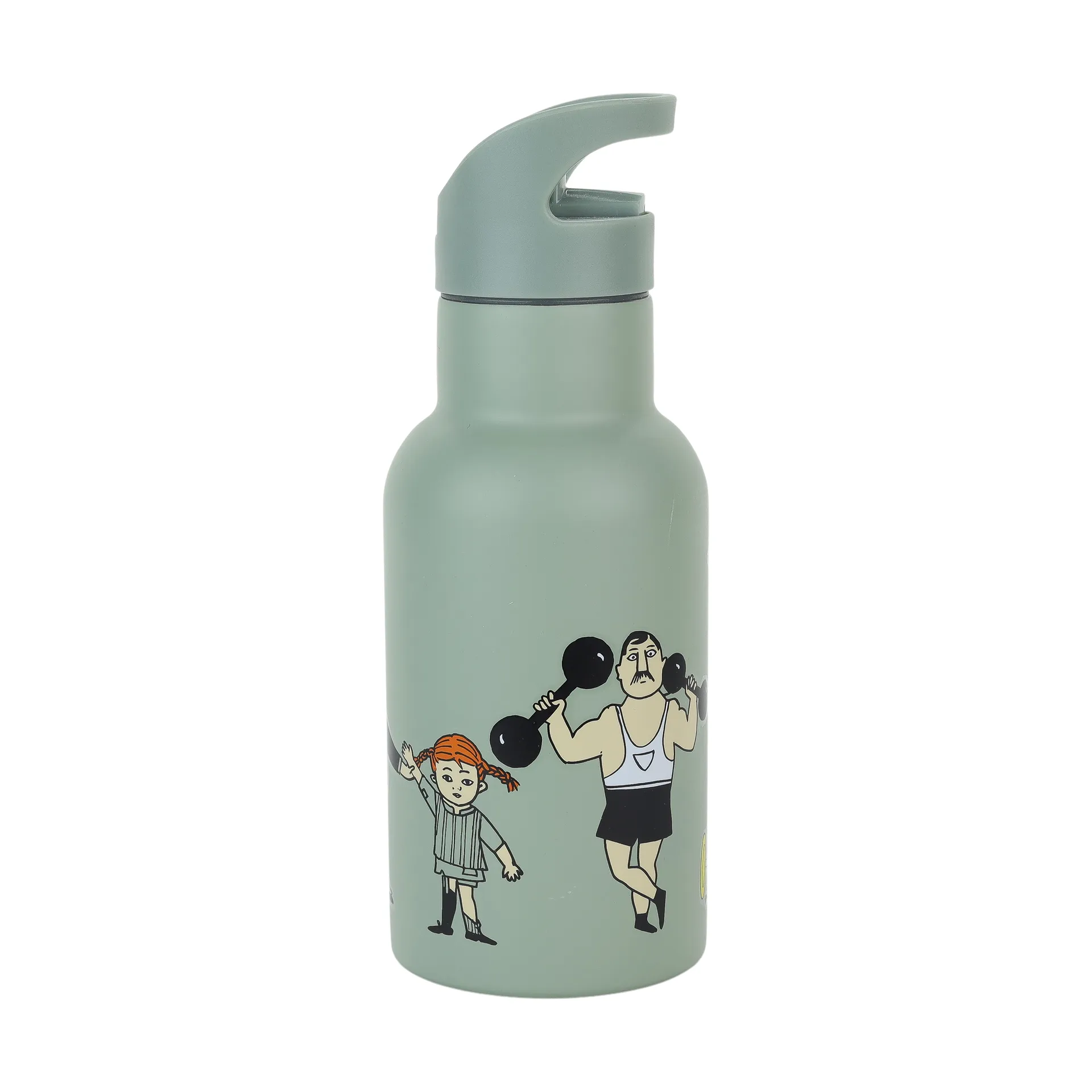 Pippi Cirkus butelka na wodę 340 ml, Zielony Rätt Start
