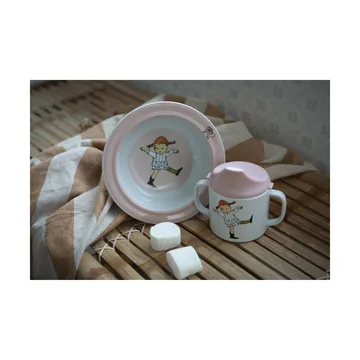 Pippi Cirkus kubek niekapek 200 ml - Różowy - Rätt Start