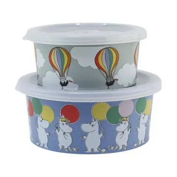 Pudełko na przekąski Mumin Festligheter, 2-pack - Multi - Rätt Start