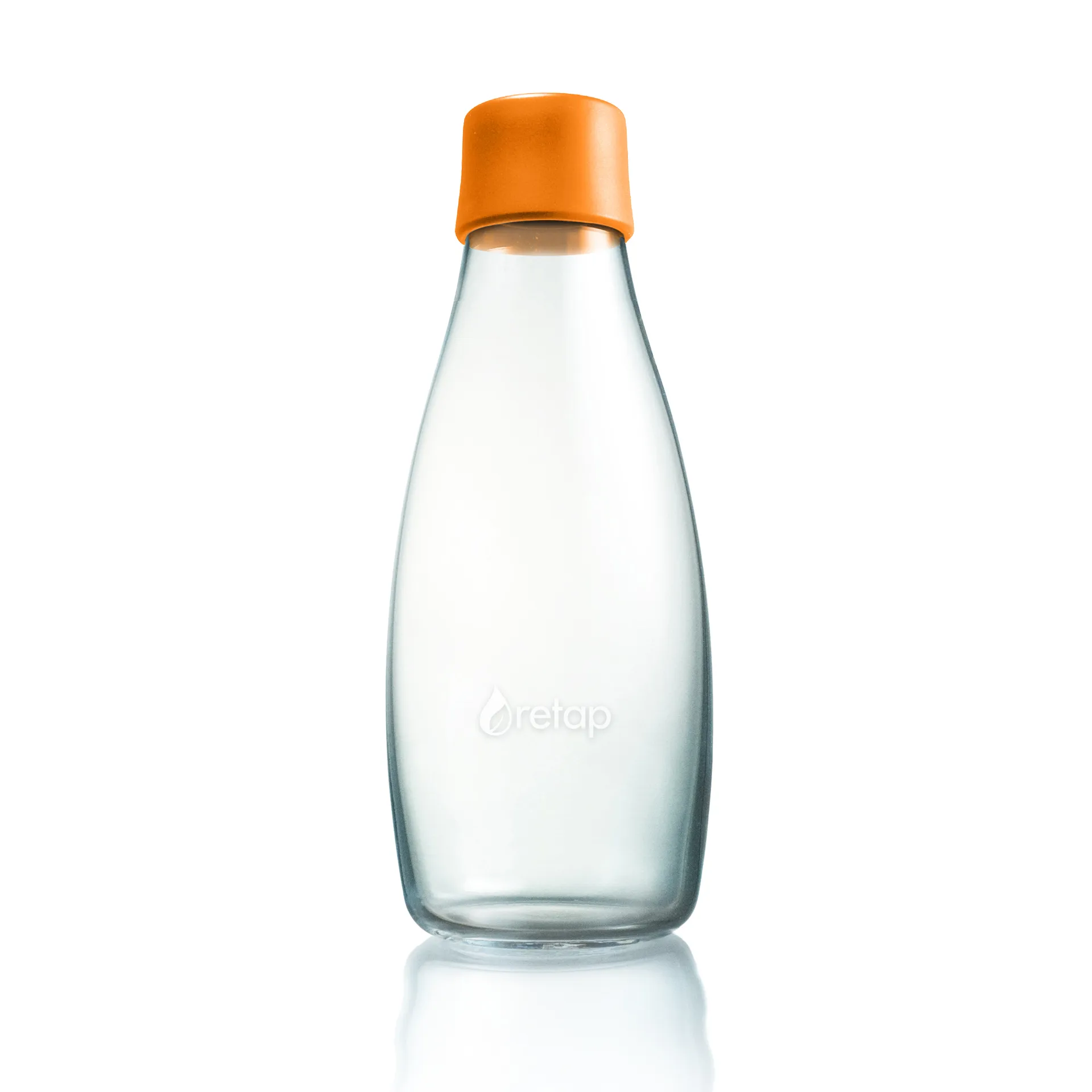 Szklana butelka Retap 0,5 l, Pomarańczowy Retap