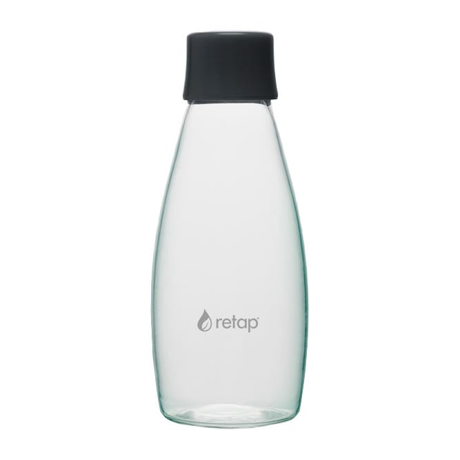 Szklana butelka z zakrętką Retap Go 05 500 ml - Grey - Retap