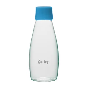 Szklana butelka z zakrętką Retap Go 05 500 ml - Light blue - Retap