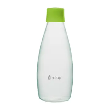 Szklana butelka z zakrętką Retap Go 08 800 ml - Forest green - Retap