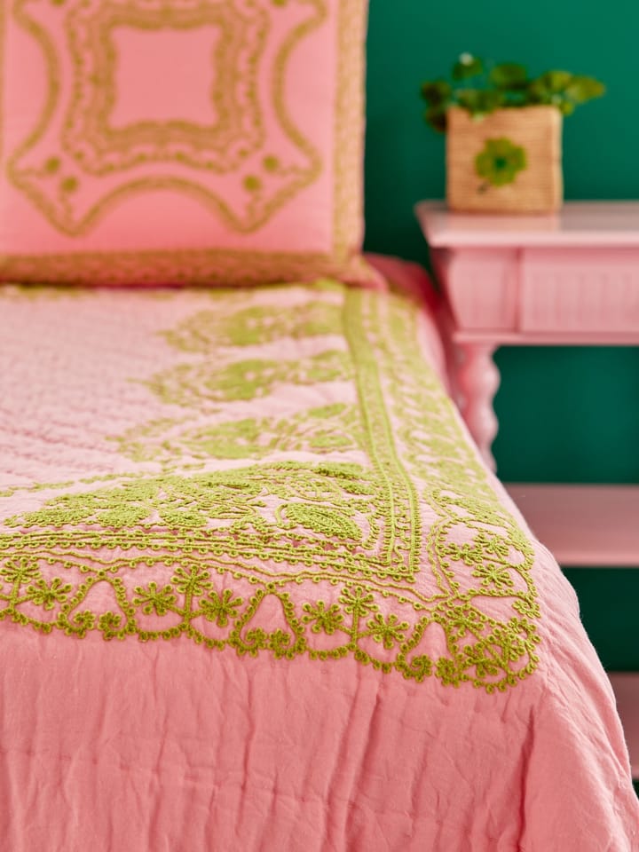 Koc pikowany Rice 140x200 cm, Soft pink RICE
