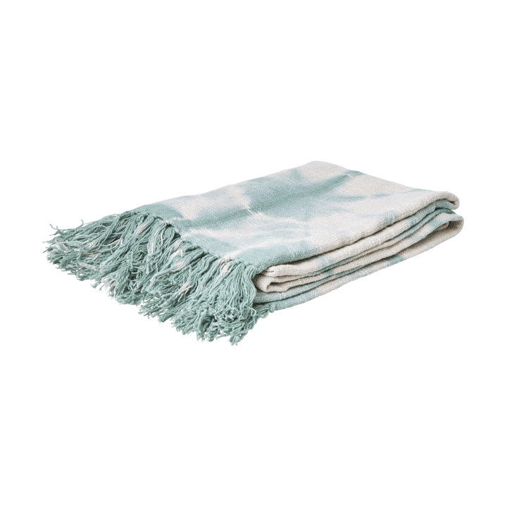 Koc Rice 125x150 cm - Tie-dye, green - RICE