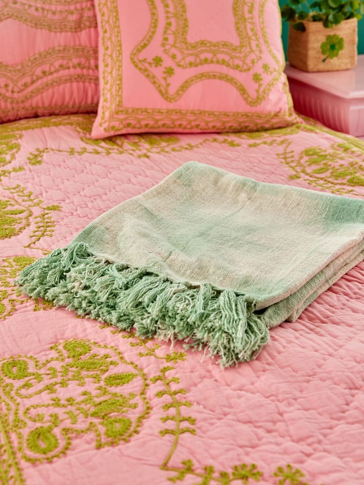 Koc Rice 125x150 cm, Tie-dye, green RICE