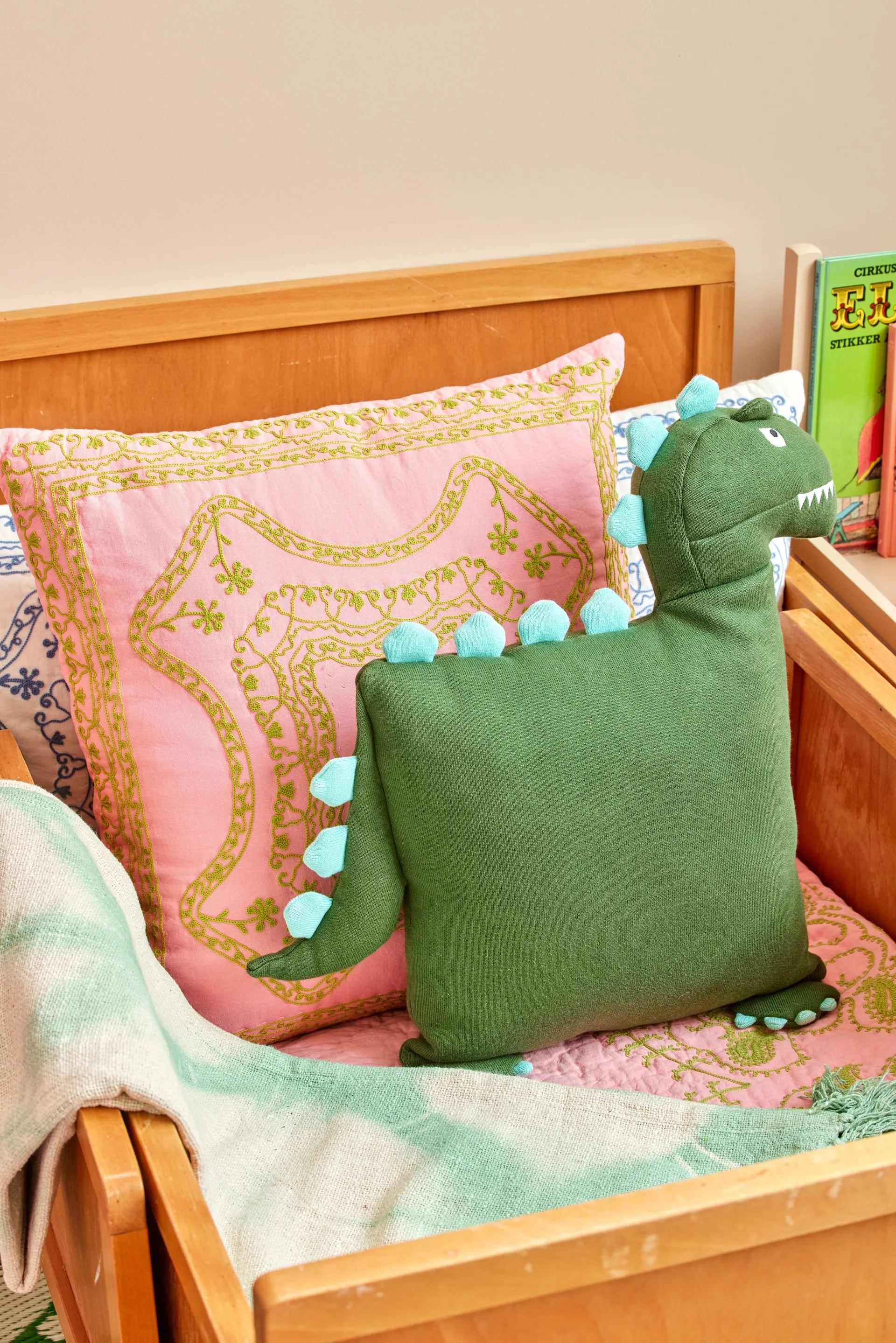 Koc Rice 125x150 cm, Tie-dye, green RICE