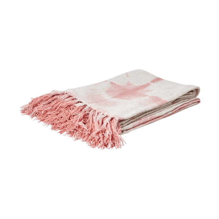 Koc Rice 125x150 cm - Tie-dye, soft pink - RICE