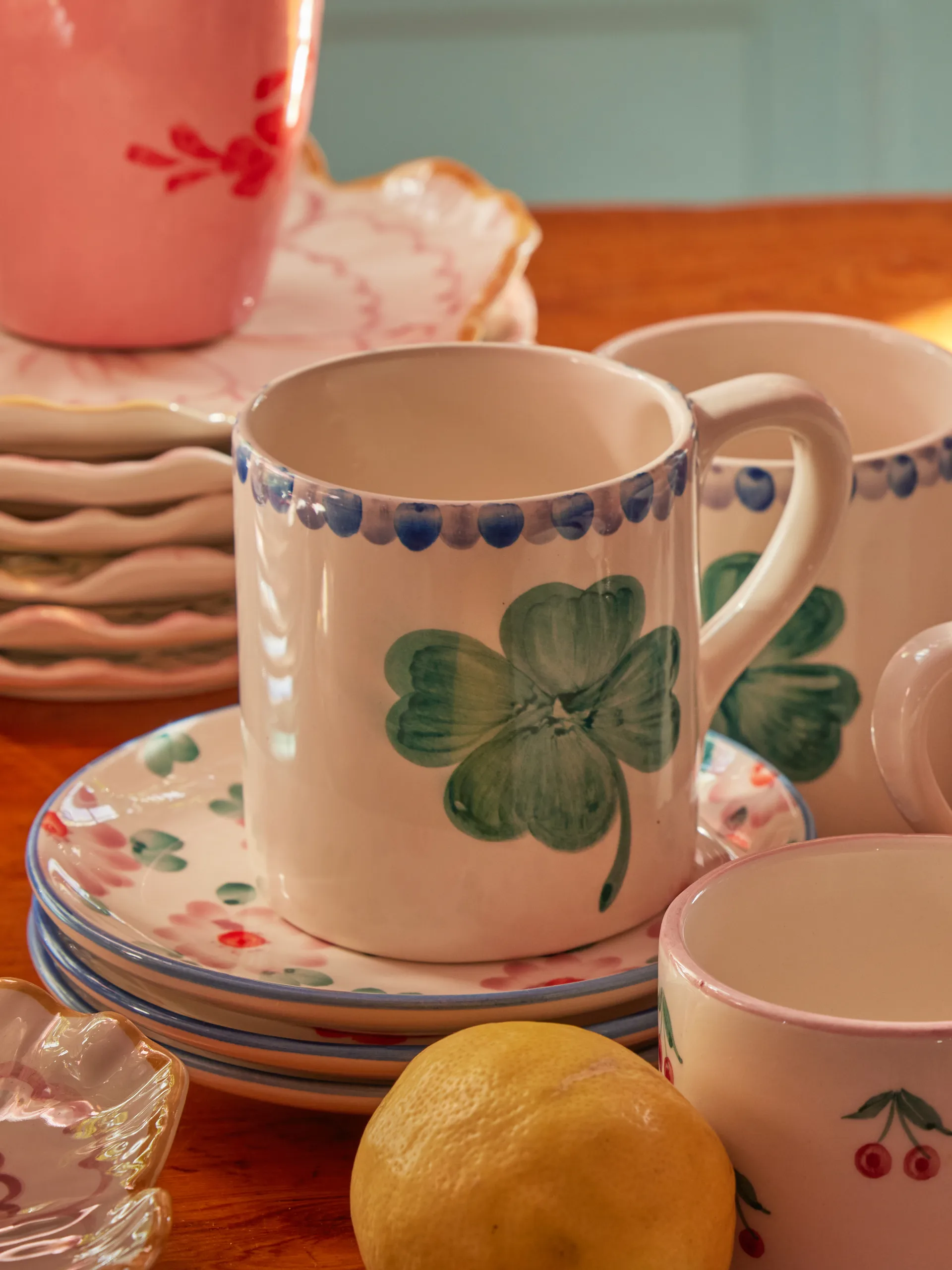 Kubek ceramiczny Rice 42 cl, Good Luck Clover RICE