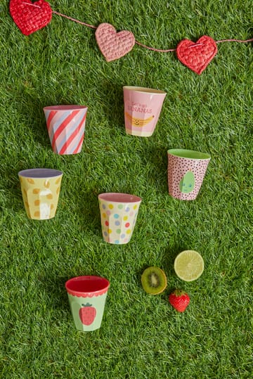 Kubek dla dzieci Rice z melaminy, opakowanie 6 szt - Happy fruits - RICE