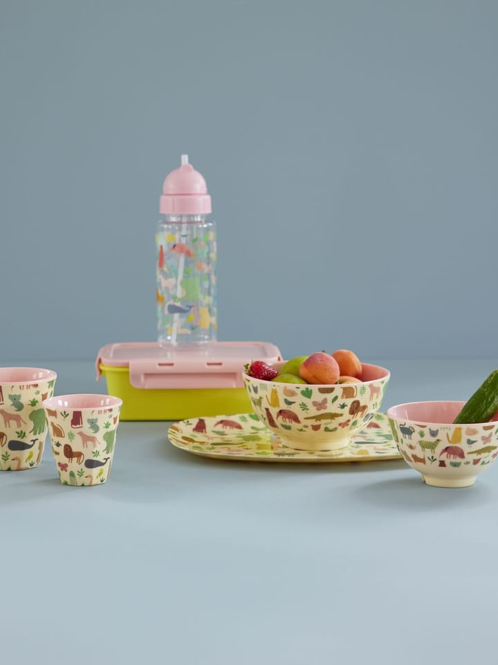 Kubek melaminowy Rice Medium, Sweet Jungle Print-Soft Pink RICE