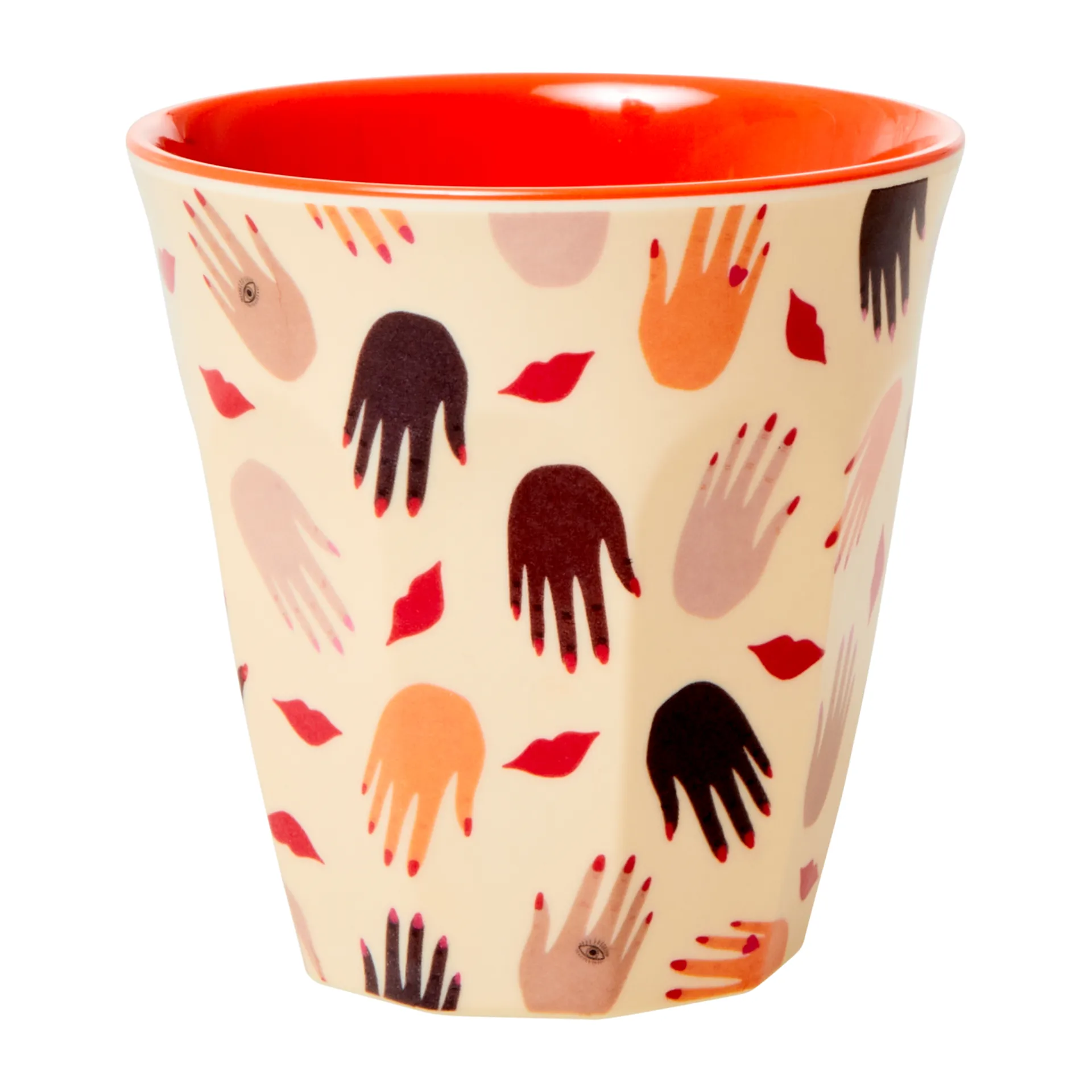 Kubek melaminowy Rice Small, 6 szt., Disco ball-prints RICE