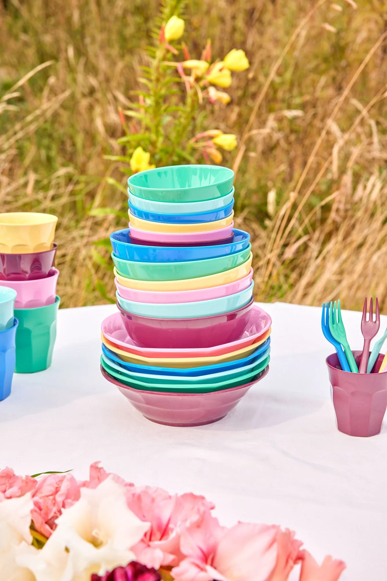 Melaminowe miski Rice Medium, 70 cl 6-pak, Show youre true colors RICE