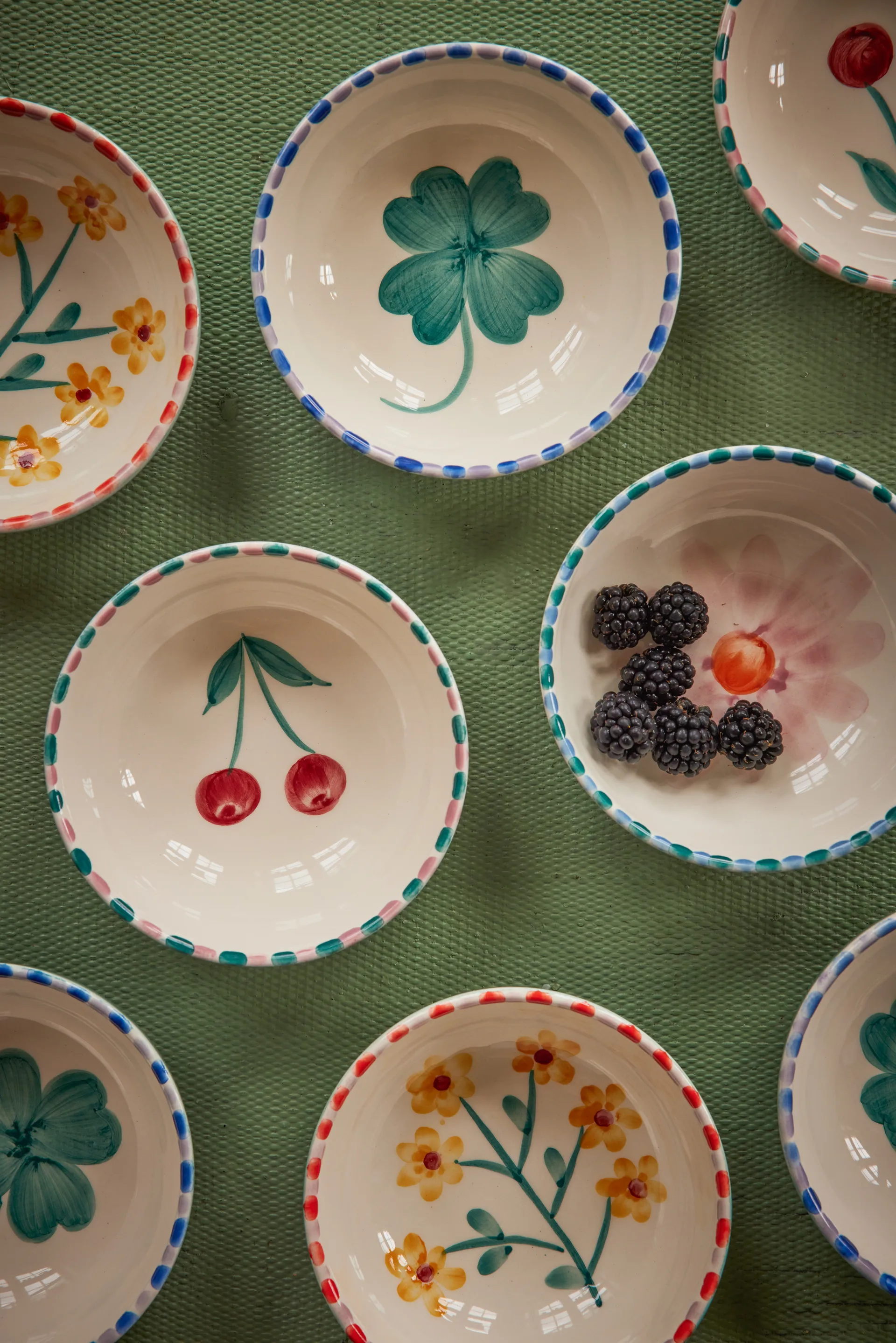 Miska ceramiczna Rice 35 cl, Cherry-blue RICE